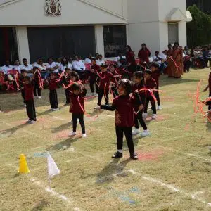kids performing at annual sports